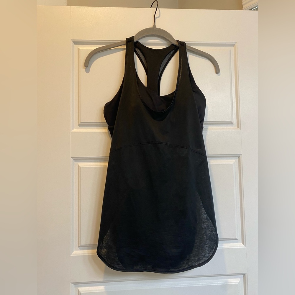 Black Racerback Tank Top